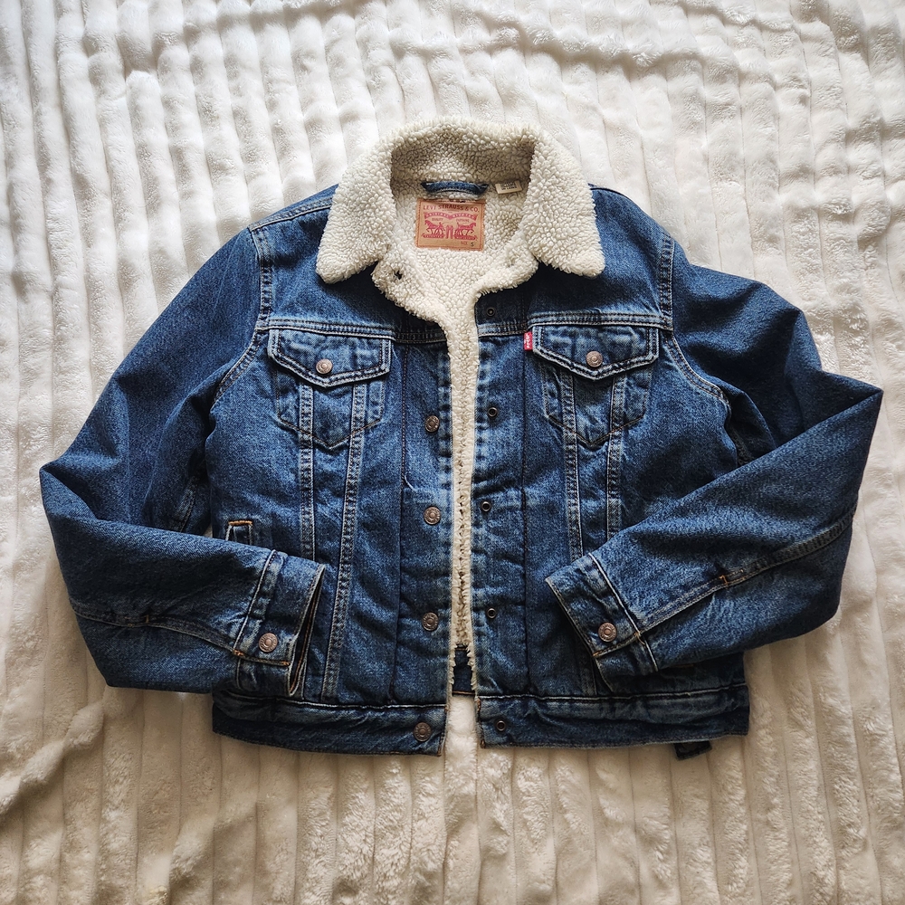 Levis Sherpa Lining Denim Jacket